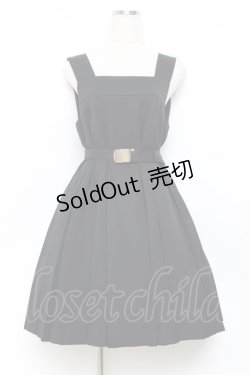 画像1: Jane Marple / Hall of residenceのジャンパースカート M 黒 Y-25-11-09-090-JM-OP-SZ-ZY