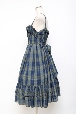 画像3: Physical Drop / 胸ギャザージャンパースカート  ネイビー Y-25-11-09-092-LO-OP-SZ-ZY