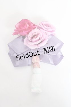 画像1: Angelic Pretty / Romantic Perfumeクリップブローチ  ラベンダー Y-25-11-09-013-AP-AC-SZ-ZY