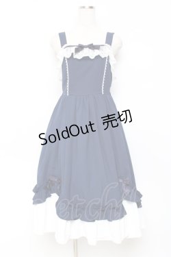 画像1: Chalmiere / 不思議の国のジャンパースカート  紺 Y-25-11-09-098-LO-OP-SZ-ZY