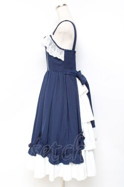 画像2: Chalmiere / 不思議の国のジャンパースカート  紺 Y-25-11-09-098-LO-OP-SZ-ZY