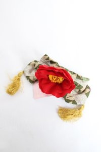 metamorphose / ハイカラ小町リボンバレッタ  グリーン Y-25-11-09-014-ME-AC-SZ-ZY