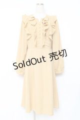 axes femme / フリルワンピース F イエロー Y-25-11-09-104-AX-OP-SZ-ZY