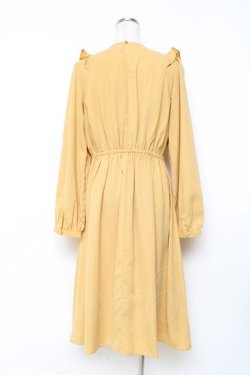 画像2: axes femme / フリルワンピース F イエロー Y-25-11-09-104-AX-OP-SZ-ZY