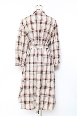 画像2: axes femme / カシュクール襟ワンピース M ベージュ Y-25-11-09-106-AX-OP-SZ-ZY