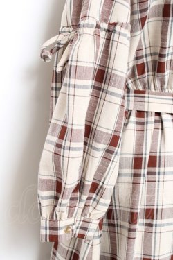 画像3: axes femme / カシュクール襟ワンピース M ベージュ Y-25-11-09-106-AX-OP-SZ-ZY