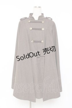 画像1: axes femme / ナポレオンマント風コート  ブラウン Y-25-11-09-111-AX-CO-SZ-ZY