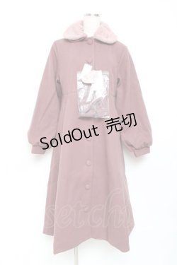 画像1: m petit by misako / ロングコート  ピンク Y-25-11-09-112-LO-CO-SZ-ZY