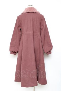 画像2: m petit by misako / ロングコート  ピンク Y-25-11-09-112-LO-CO-SZ-ZY