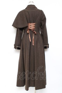 画像2: surfacespell / Mais ou sont les neiges d'antan 過ぎ去る日の雪 ロングコート  ブラウン Y-25-11-09-113-LO-CO-AS-ZY
