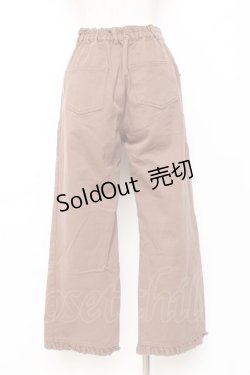 画像2: axes femme POETIQUE / フリルディテールパンツ  ブラウン Y-25-11-09-115-AX-PA-SZ-ZY