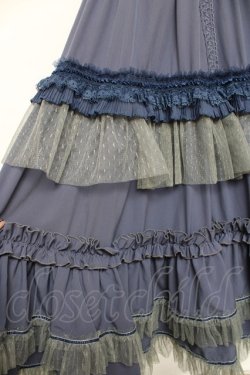 画像3: Hoshibako Works / 七色ワルツ チュールフリルアンダースカート(ロング)  ブルー Y-25-11-09-119-LO-SK-SZ-ZY