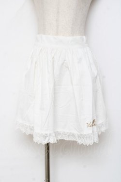 画像1: Vallee lys / 刺繍入りエプロン  白 Y-25-11-09-123-GO-SK-SZ-ZY
