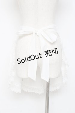 画像2: Vallee lys / 刺繍入りエプロン  白 Y-25-11-09-123-GO-SK-SZ-ZY