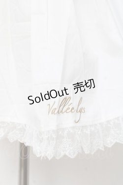 画像3: Vallee lys / 刺繍入りエプロン  白 Y-25-11-09-123-GO-SK-SZ-ZY