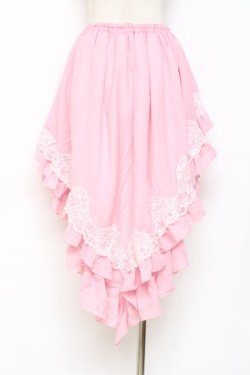 画像3: MARBLE / 前短後長スカート  ピンク Y-25-11-09-124-GO-SK-SZ-ZY