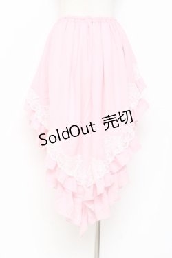 画像3: MARBLE / 前短後長スカート  ピンク Y-25-11-09-124-GO-SK-SZ-ZY