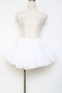 kuroobi / 遮熱パニエ（29cm丈）  白 Y-25-11-09-125-GO-SK-SZ-ZY