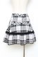 画像2: MILK / クチュールチェックスカート  ブラック×グレーチェック Y-25-11-09-128-ML-SK-SZ-ZY (2)