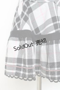 画像3: MILK / クチュールチェックスカート  ブラック×グレーチェック Y-25-11-09-128-ML-SK-SZ-ZY