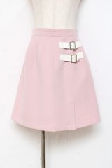Ank Rouge / サイドベルトスカート M ピンク Y-25-11-09-129-CA-OP-SZ-ZY