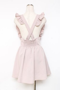 画像2: Ank Rouge / フリルサス付きスカート M ピンク Y-25-11-09-130-CA-SK-SZ-ZY