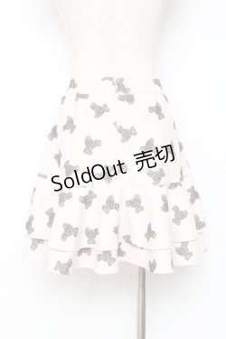画像2: Ank Rouge / ベア柄スカート  ピンク Y-25-11-09-131-CA-SK-SZ-ZY