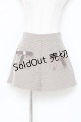 Ank Rouge / 千鳥柄キュロット  ブラウン Y-25-11-09-134-CA-PA-SZ-ZY