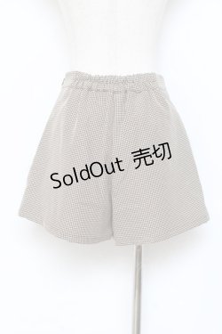 画像2: Ank Rouge / 千鳥柄キュロット  ブラウン Y-25-11-09-134-CA-PA-SZ-ZY