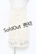 LIZ LISA / 音符刺繍コーデュロイスカート 0 ベージュ Y-25-11-09-135-LO-SK-SZ-ZY