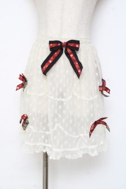 画像1: BABY,THE STARS SHINE BRIGHT / Little RED Riding Hoodエプロン  黒 Y-25-11-09-138-BA-ZA-SZ-ZY