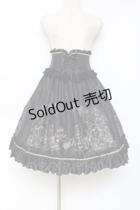 Enchantlic Enchantilly / After Tea Party Corset Ribbon Skirt  黒 Y-25-11-09-139-LO-SK-AS-ZY