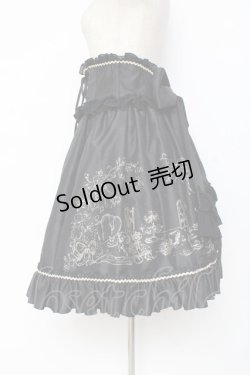 画像2: Enchantlic Enchantilly / After Tea Party Corset Ribbon Skirt  黒 Y-25-11-09-139-LO-SK-AS-ZY