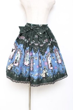 画像1: ALICE and the PIRATES / L’ecrin de votre gauche〜影絵の世界で紡ぐ歌〜スカート  グリーン Y-25-11-09-140-PA-SK-SZ-ZY