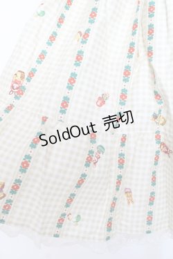 画像3: metamorphose / Nostalgic Matryoshka Dollフリルスカート  ベージュ Y-25-11-09-141-ME-SK-SZ-ZY