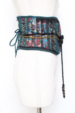 画像4: Ozz oneste / ジャガードコルセット  グリーン Y-25-11-09-142-OO-TO-SZ-ZY