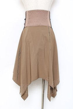 画像3: Ozz oneste / コルセットオーバースカート  ベージュ Y-25-11-09-144-OO-SK-AS-ZY