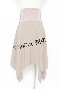 画像3: Ozz oneste / コルセットオーバースカート  ベージュ Y-25-11-09-144-OO-SK-AS-ZI