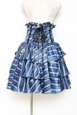 画像1: ATELIER PIERROT / ハリー・ポッター フリルコルセットスカート  レイブンクロー（ブルー） Y-25-11-09-146-EL-SK-KB-ZY