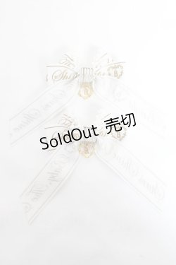 画像2: BABY,THE STARS SHINE BRIGHT / Best Wishes Dreamyリボンコーム  オフ白 Y-25-11-09-018-BA-AC-SZ-ZY