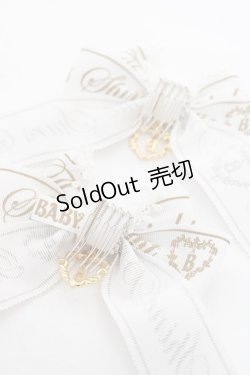 画像3: BABY,THE STARS SHINE BRIGHT / Best Wishes Dreamyリボンコーム  オフ白 Y-25-11-09-018-BA-AC-SZ-ZY