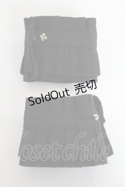 画像2: Angelic Pretty / ストライプリボンカフス  黒 Y-25-11-09-022-AP-ZA-SZ-ZY