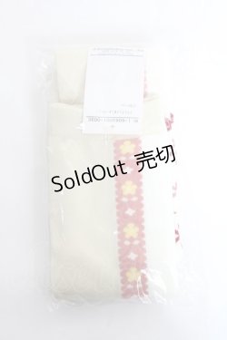 画像1: metamorphose / チロリアンリボンオーバーニー  オフ白×ベージュ Y-25-11-09-024-ME-ZA-SZ-ZY