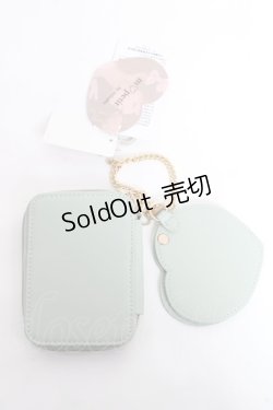 画像2: m petit by misako / AMハートミラーツキポーチ  ミント Y-25-11-09-027-LO-ZA-SZ-ZY