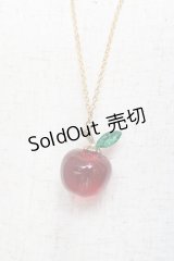 LOLITA / リンゴモチーフネックレス  赤 Y-25-11-09-003-LO-AC-SZ-ZY