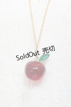 画像1: LOLITA / リンゴモチーフネックレス  赤 Y-25-11-09-003-LO-AC-SZ-ZY