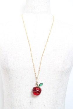 画像2: LOLITA / リンゴモチーフネックレス  赤 Y-25-11-09-003-LO-AC-SZ-ZY