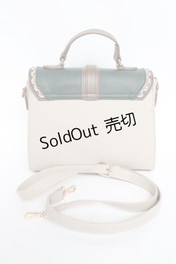 画像2: axes femme / スカラ配色薔薇エンボスバッグ  Dグリーン Y-25-11-09-034-AX-BG-SZ-ZY