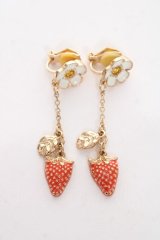 m petit by misako / AMイチゴイヤリング   Y-25-11-15-006-LO-AC-SZ-ZY