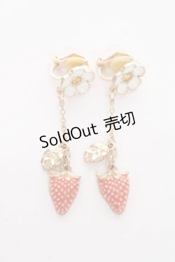 画像1: m petit by misako / AMイチゴイヤリング   Y-25-11-15-006-LO-AC-SZ-ZY